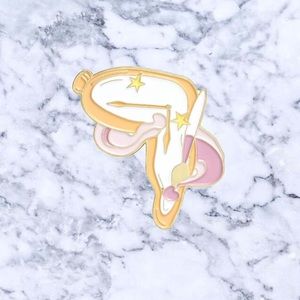 Melting Clock Enamel Pin